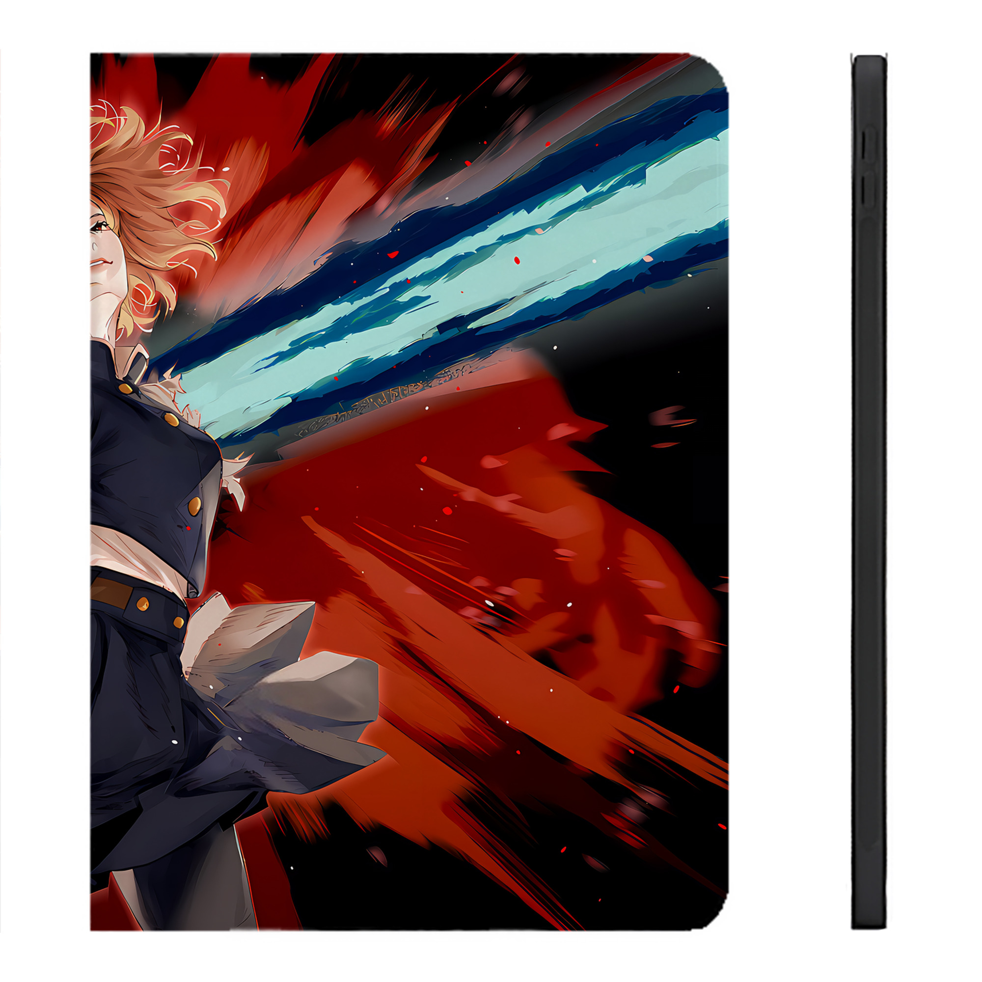 （画像用） 呪術廻戦 Jujutsu Kaisen IPadケース ペンホルダー付き ブックスタイルデザイン